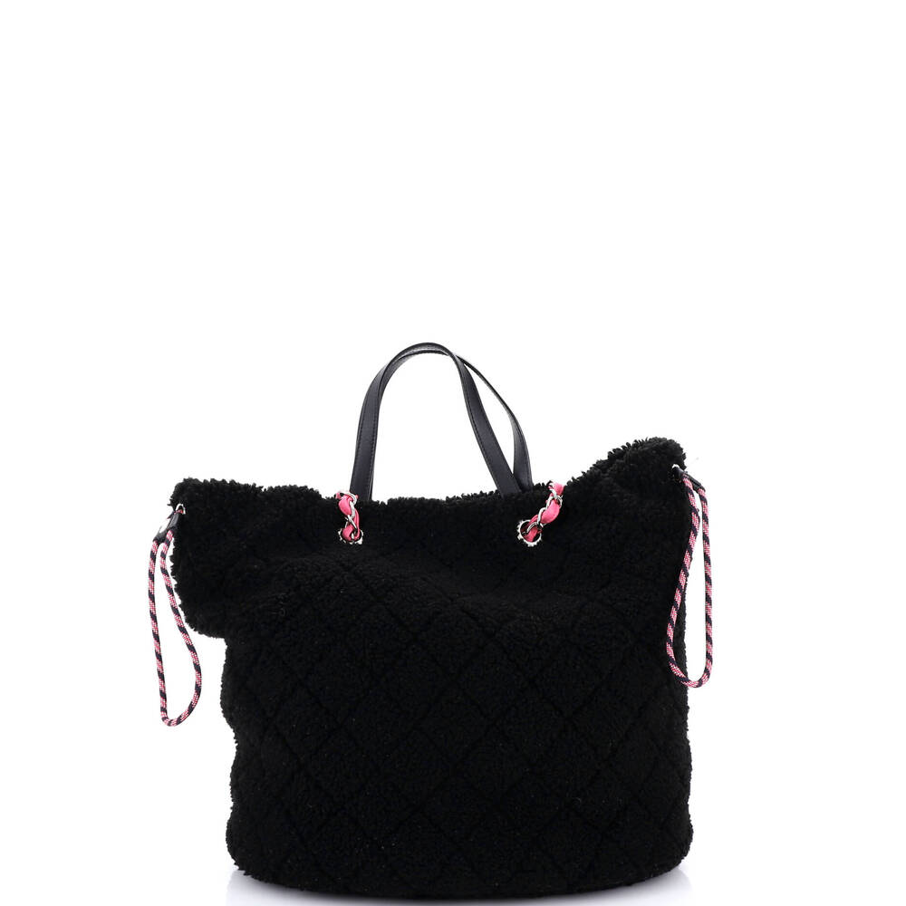 Chanel Coco Neige Shopping Tote Quilted #234016C34B - Picture 3 of 6